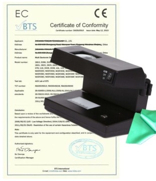 Tester banknotów Ludger BTS 2038 4pro UV MG MF WL