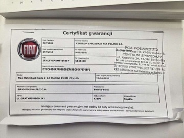 Fiat Tipo II Sedan 1.3 Multijet 95KM 2020 Fiat Tipo 1.3 MultiJet 95 KM City Life SalonPL Gwarancja Dealer Vat23 1.2, zdjęcie 25