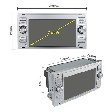 FORD Transit 2005-2011 РАДИО ANDROID GPS 6/128 ГБ