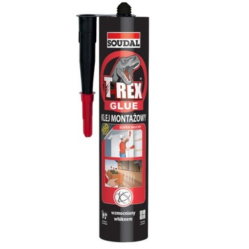 SOUDAL T-REX UNIWERSALNY KLEJ MONTAŻOWY SUPERMOCNY BIAŁY 380 ml