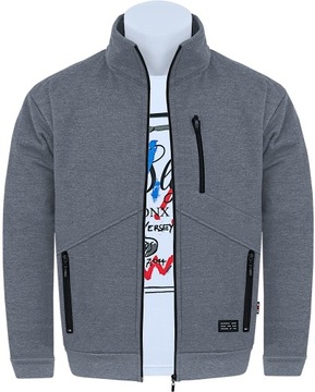 SUPER BLUZA MĘSKA FR/TZ ROZPINANA XXL c.mel OKAZJA