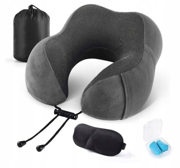 Poduszka podróżna turystyczna na szyję memory foam