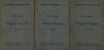 KAPITAN FRACASSE TOMY 1-3 KOMPLET - TEOFIL GAUTIER