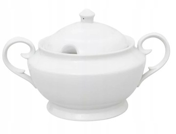 WAZA BIAŁA DO ZUPY ŻURKU ROSOŁU PORCELANOWA BIAŁA 2,7L