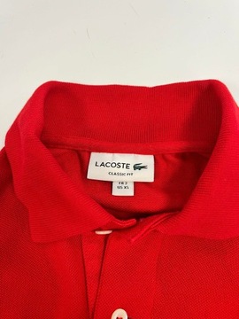 Koszulka Polo Lacoste Classic Fit XS CZERWONA W10C125
