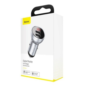 Автомобильное зарядное устройство Baseus 2xUSB 24 Вт - 4,8 А
