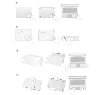 Скин MacBook Pro Ret 15 Silver