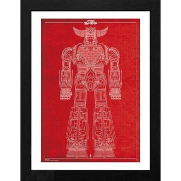 GRENDIZER - FRAMED PRINT GRENDIZERS PLANS (30X40)
