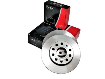 Задние диски и колодки MAXGEAR VW SKODA SEAT AUDI