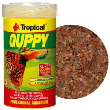 TROPICAL GUPPY 100ml 20g POKARM DLA GUPIKÓW