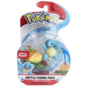 Pakiet figurek Pokemon Battle - Squirtle i Appletun
