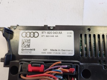 PANEL ŘÍZENÍ KLIMA AUDI A4 A5 Q5 ORIG. 8T1820043AA *