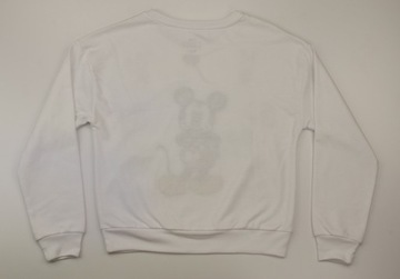 DISNEY Myszka Miki Mickey Mouse Bluza damska bez kaptura r. M HAFT biała
