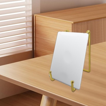 Stojak na talerze Trwały stojak na ramkę na zdjęcia Ramka na zdjęcia Złota 6 cali