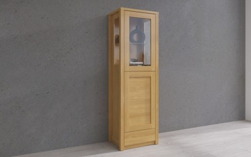 DĘBOWA WITRYNA, dębowa biblioteczka