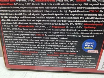 PARKSIDE GŁĘBOKOŚCIOMIERZ CYFROWY PTM 2 A1