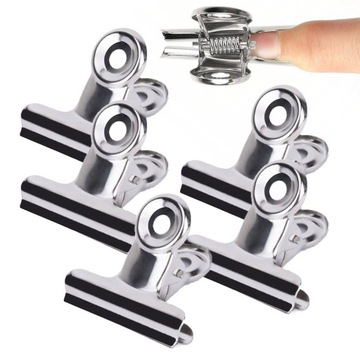 5x Klips Do Paznokci Tunelu Zaciskarka Klamra Metalowa Zacisk Do Żelu