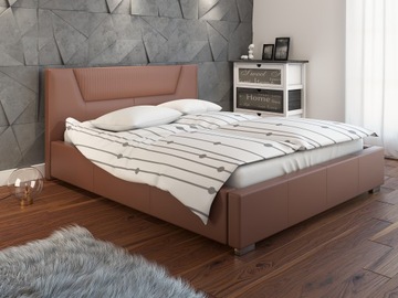 Łóżko młodzieżowe 120x200 stelaż metalowy pojemnik