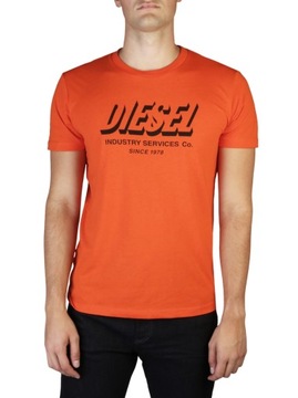 T-shirt męski Diesel T-DIEGOS-A5 L Pomarańczowy