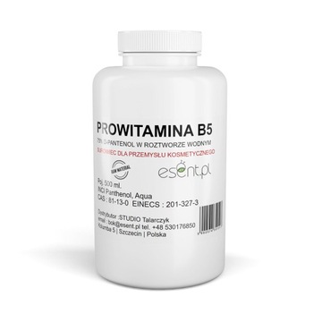 Prowitamina B5 - 75% D-pantenol 500 ml
