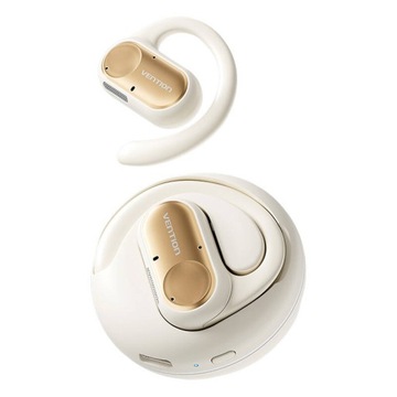 VENTION SŁUCHAWKI BEZPRZEWODOWE BLUETOOTH 5.3 WYTRZYMAŁE BEŻOWE