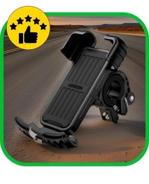 СТАБИЛЬНЫЙ ДЕРЖАТЕЛЬ ТЕЛЕФОНА ДЛЯ ВЕЛОСИПЕДА, МОТОЦИКЛА, СКУТЕРА, С ЗАМКОМ