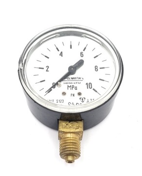 Manometr 0-10 MPa KFM 60mm PCV M12X1,5 mm M60R-2,5