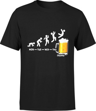 MĘSKA WEEKEND PIWO PREZENT DLA PIWOSZA ROZ S KOSZULKA T-SHIRT MĘSKI TSHIRT