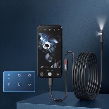 ИНСПЕКЦИОННАЯ камера ДУО ЭНДОСКОП 3М 7LED 2xFULL HD WIFI ANDROID IOS