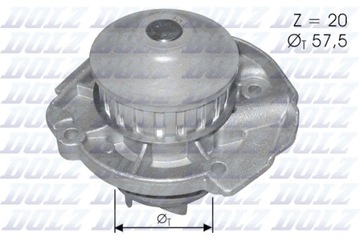 ČERPADLO VODY DOLZ DO FIAT PALIO 1.1 1.2