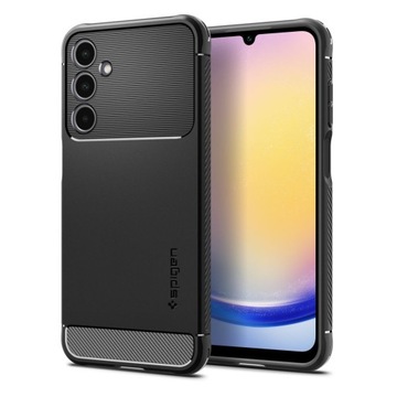 Etui Do Galaxy A25 5G Spigen Rugged Armor Czarny Matowy