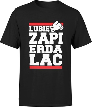 MĘSKI T-SHIRT KOSZULKA LUBIĘ ZAPIER*ALAĆ ROZM. S MĘSKA TSHIRT Z NADRUKIEM