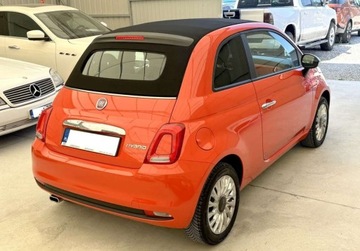 Fiat 500 II CC Seria 4 1.0 mHEV 70KM 2023 Fiat 500 500 Cabrio 1.0 HYB 70 KM Salon PL 1 WLASC 2023r 4.000 km Warsza, zdjęcie 4