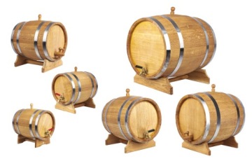 Дубовая бочка 30л для виски, самогона, вина, ликеров (с сертификатом ПЖ)