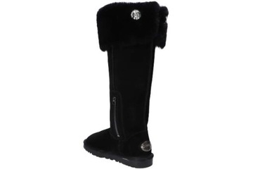 P058 ŚNIEGOWCE EMU BUTY ZIMOWE SKÓRZANE FUTRO B 36