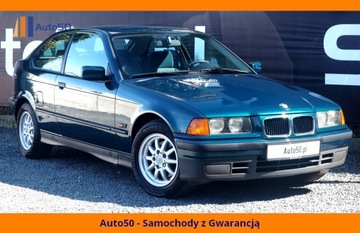 BMW Seria 3 E36 Compact 316 i 102KM 1996 BMW 316i Compact Klimatyzacja BEZWYPADKOWY Automat