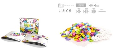 Meli Klocki Basic Constructor Розовый Дорожная коробка 500