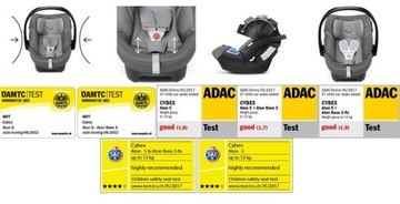 КОЛЯСКА ROAN IVI CYBEX ATON 5 3в1 ОБЛАЧНО-СЕРАЯ КОЛЯСКА