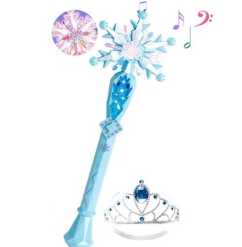 НАБОР ПРИНЦЕССА КОРОНА+ПАЛОЧКА СО СВЕТОМ И ЗВУКОМ