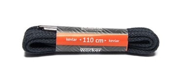 Sznurowadła do butów Roboczych BHP 110 cm czarne