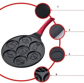 Patelnia do Naleśników Jajek Pancakes Placków 26cm