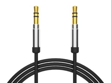 KABEL PRZEWÓD AUDIO MINI JACK 3,5MM AUX DŁUGI MOCNY 2,5m WTYK MINIJACK