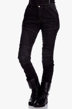 Spodnie jeansy motocyklowe ROLEFF damskie roz. 35