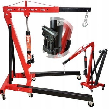 PODNOŚNIK WARSZTATOWY 2000kg ŻURAW DŹWIG DO SILNIKA 2T