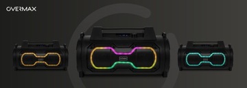 RADIO BUDOWLANE Głośnik Budowa 50W DUŻY MOBILNY Bluetooth USB AUX PILOT