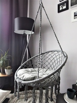 Подвесное кресло-качалка Stork's Nest Garden Boho для дома и сада 120 см