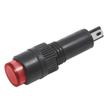 kontrolka led 8mm 12V czerwona