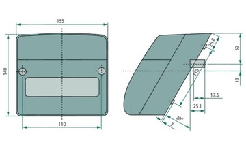 Комбинированный фонарь левый Case Steyr 134676002 Hella