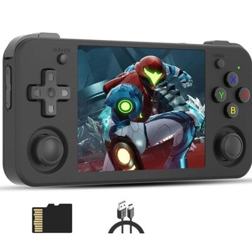 KRETRO ONSOLA PRZENOŚNA DO GIER RG35XX 3,5 CALA GIER MENU Z 64G