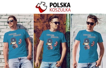 KOSZULKA T-SHIRT CAPTAIN AMERICA MARVEL 3XL JAKOŚĆ